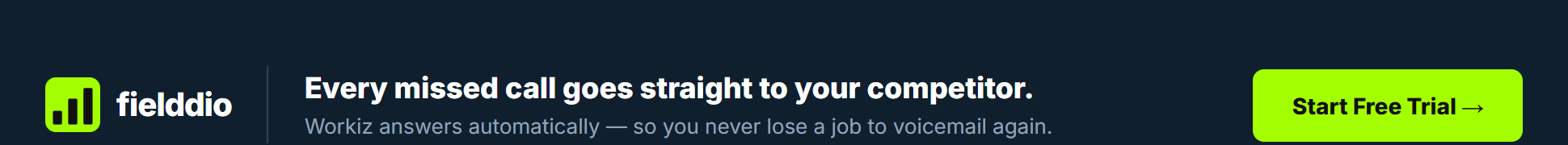 Workiz — Stop losing jobs to competitors